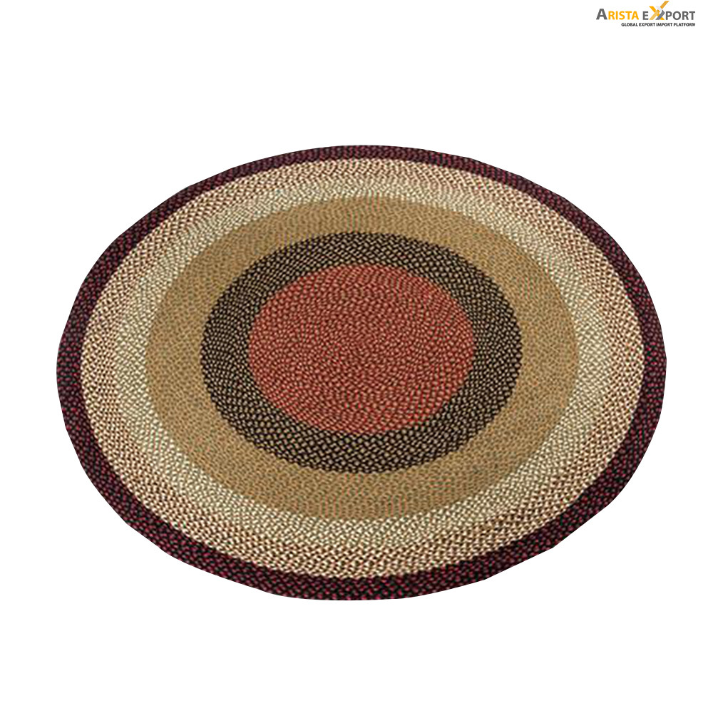 Eco-friendly Hot sale Jute Round Rug export from Bangladesh