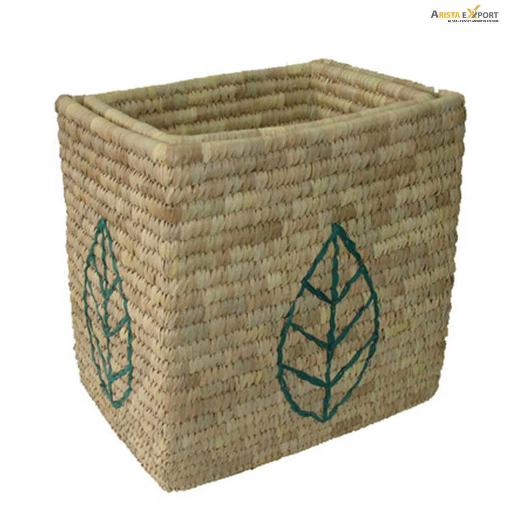 Most sale high quality cheap date leaf laundry basket supplier BD
