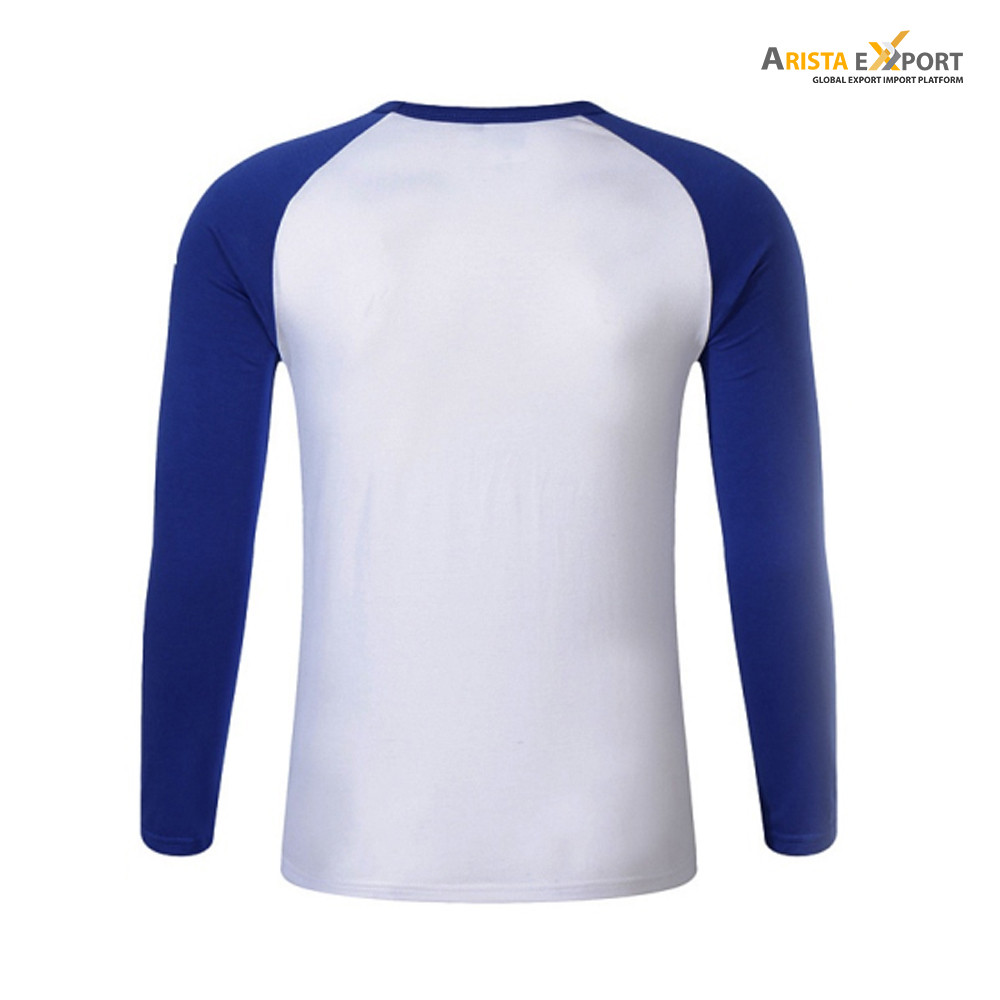 Base Ball High Quality 100% cotton Men's Long Sleeve t-shirt with Custom Logo 