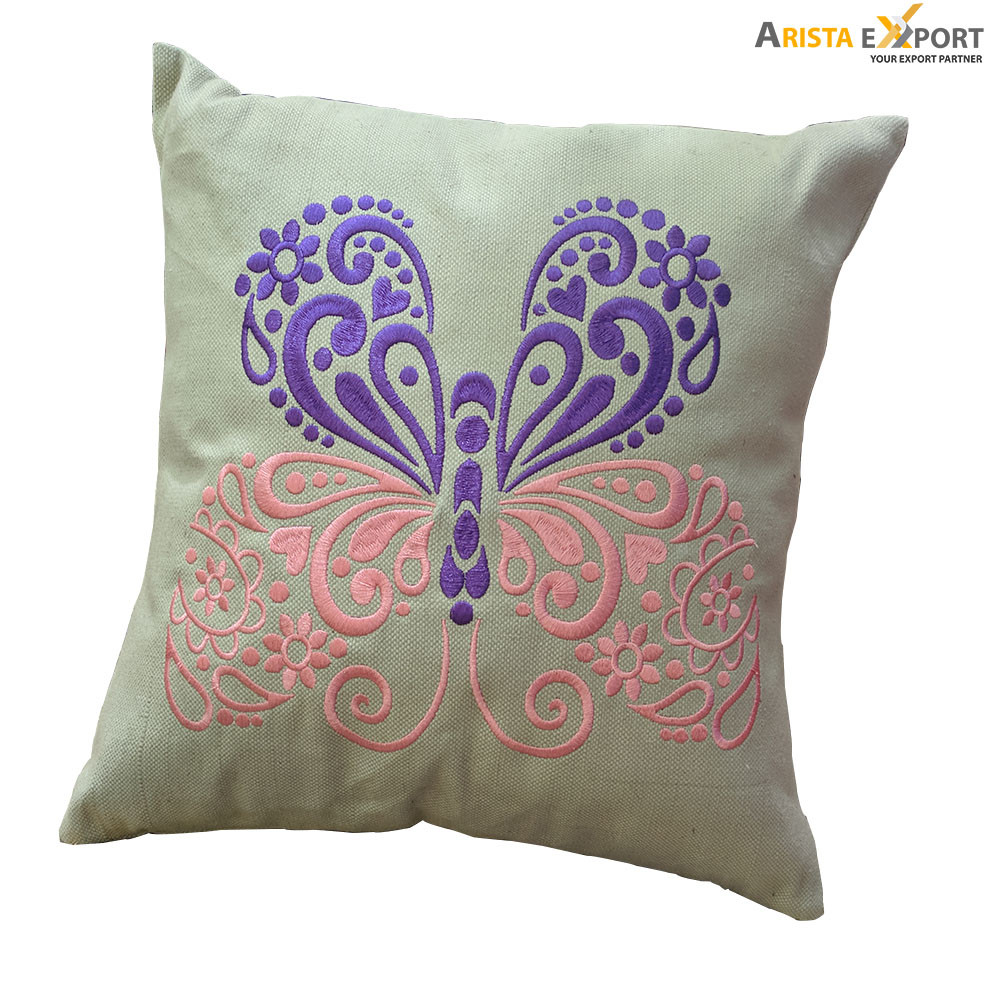 Best sale high quality low price jute pillow cover set exporter Bangladesh