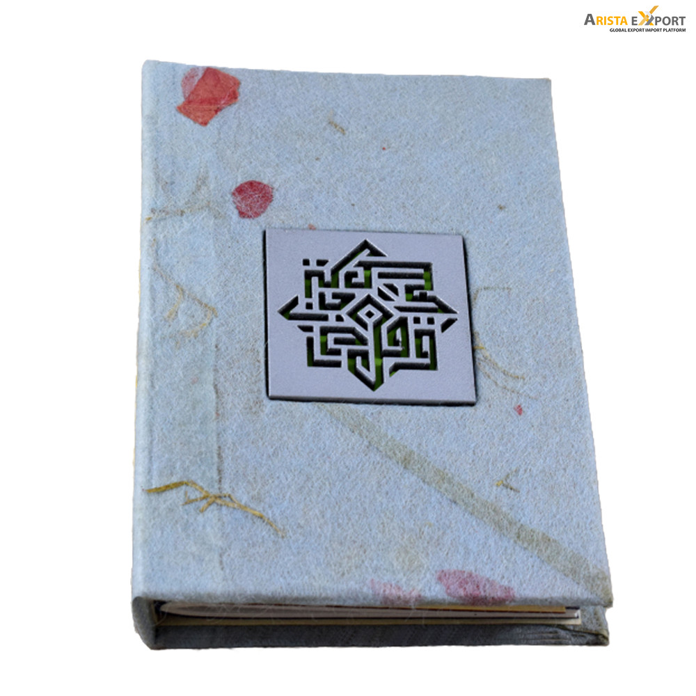 Beautiful design Off white color Notebook for export 