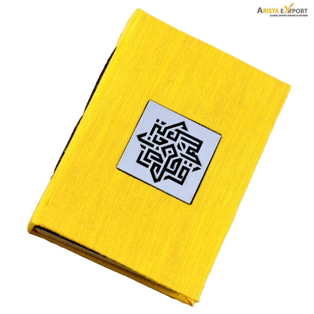Unique collection of Yellow color wooden design notebook
