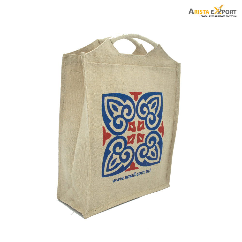 High Quality Jute Shopping Bag-Cotton Handle Supplier