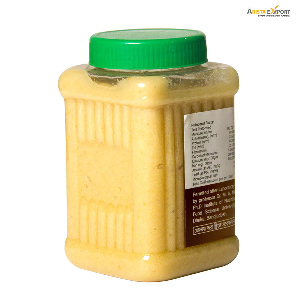 Natural fresh mashed ginger paste exporter