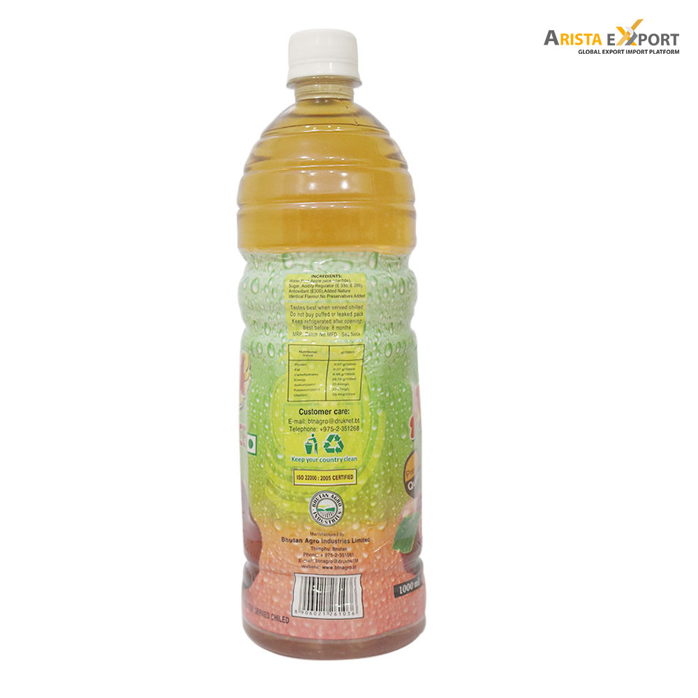 100% Pure Apple Juice Supplier (Royal Bhutan)