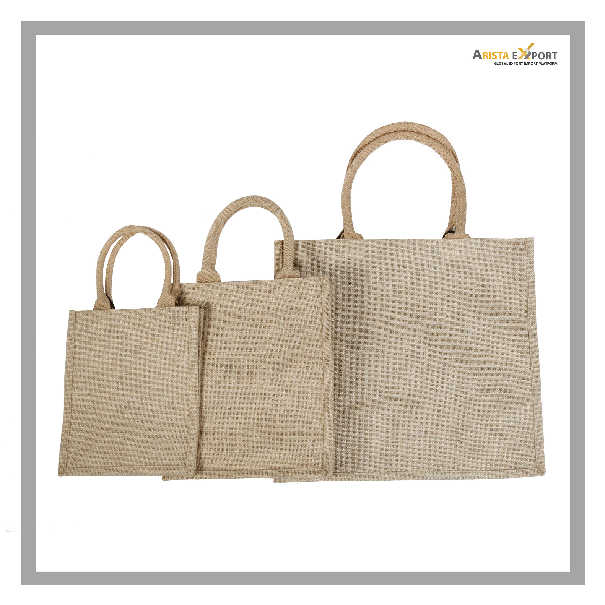 Jute Shopping Bag Material 100% Natural Jute Fabric