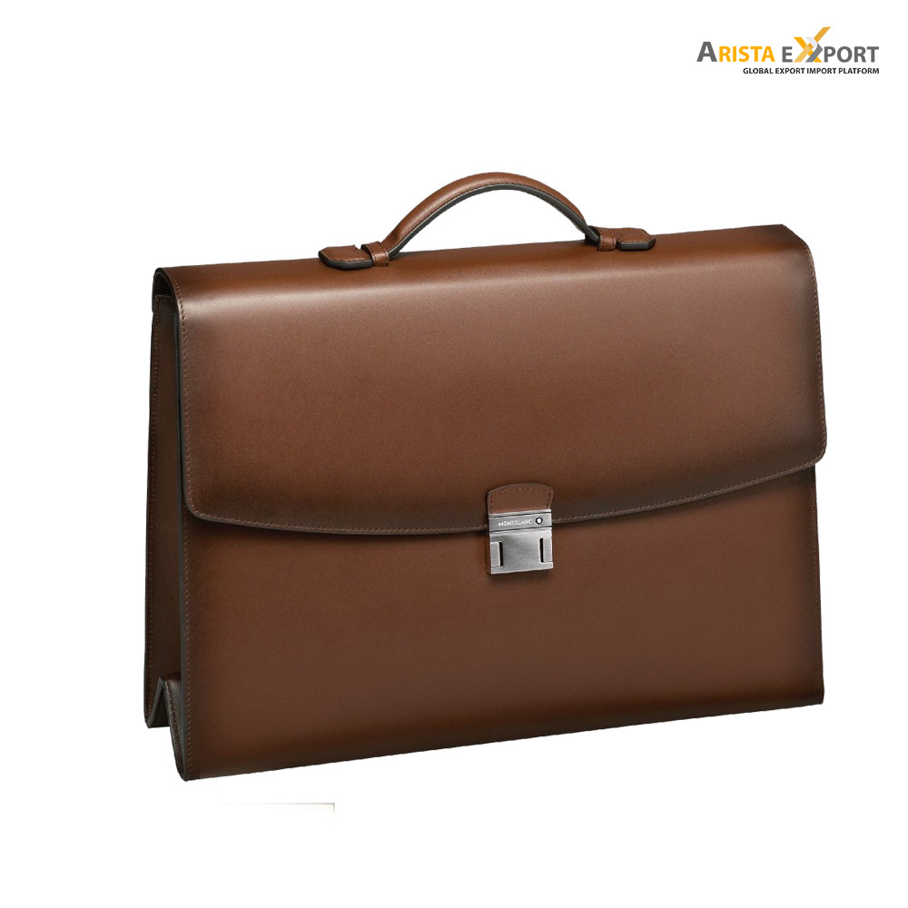 Fashion Classic Leather Briefcases Stylish Office Bag Exporter