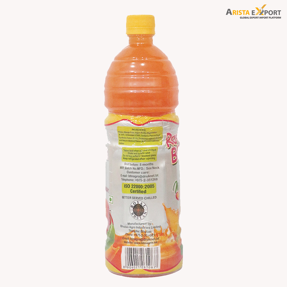 Pure Chemical Free Mango Juice Supplier Bhutan