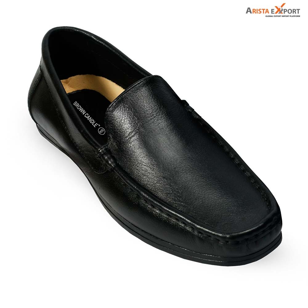 Black Color Formal Leather Shoes For Men