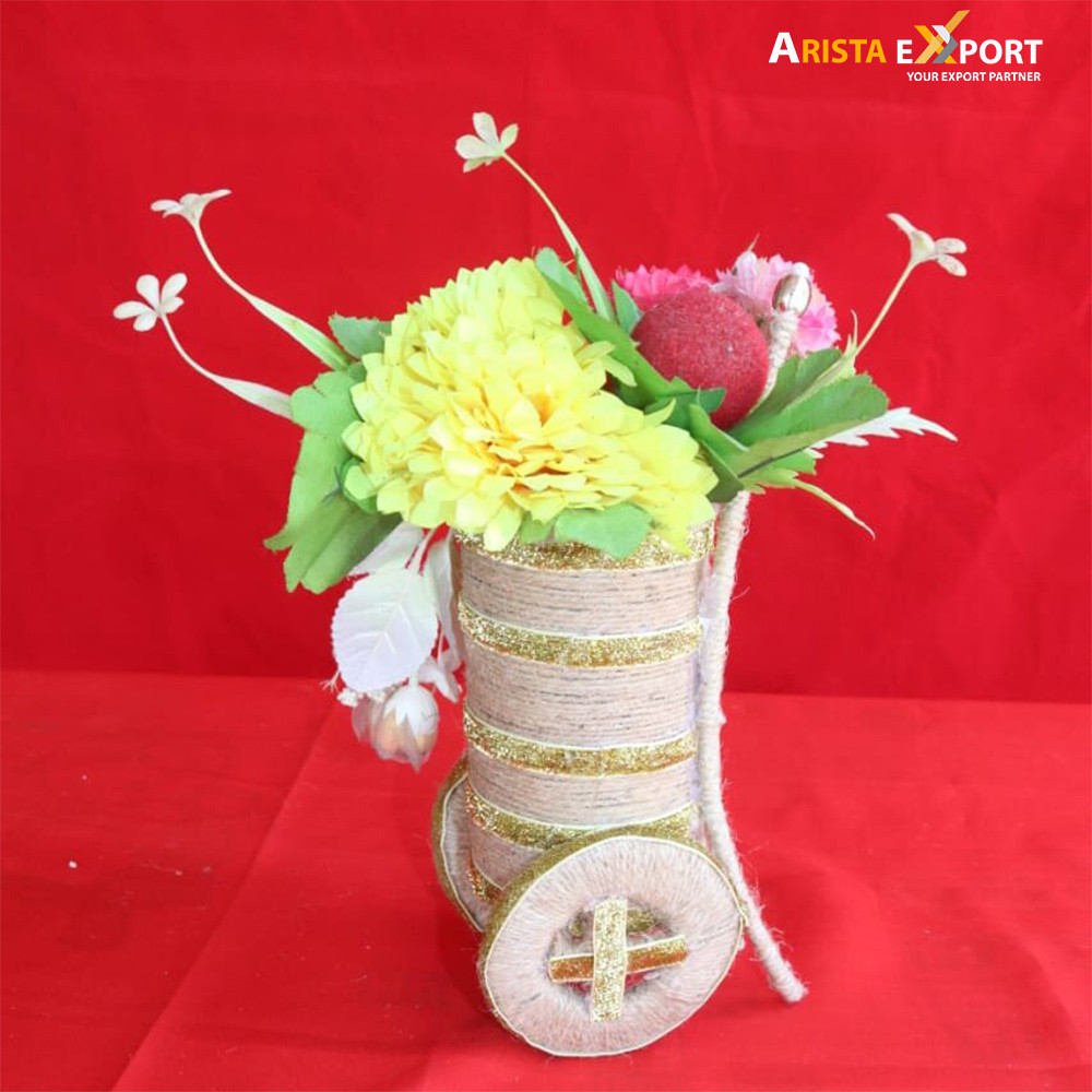  Home Decor Hot Products Custom Jute Flower Vase