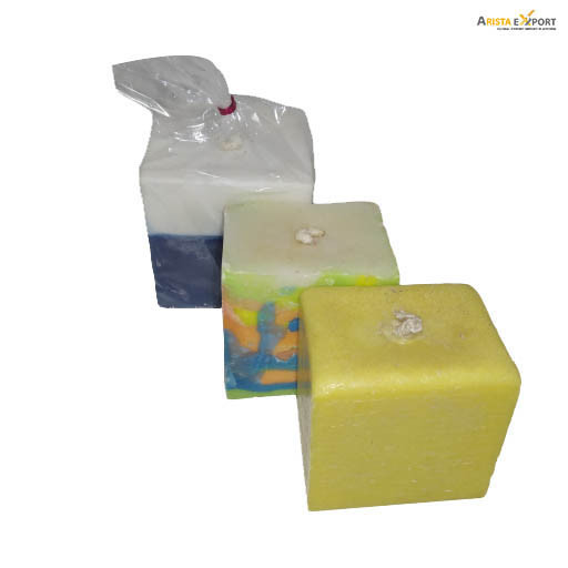 New Beautiful Best Quality Rectangle Candle Supplier 