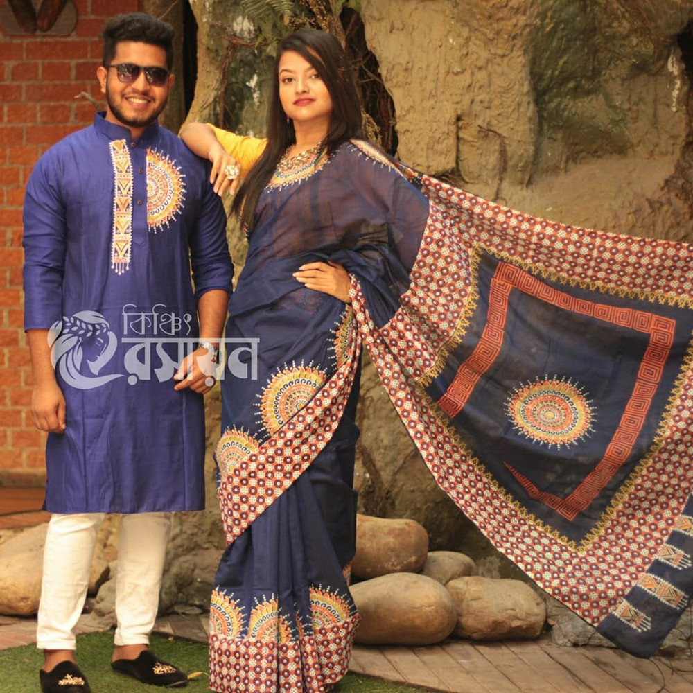 Share more than 180 saree couple photos best